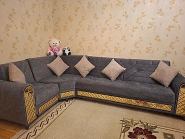 Divan satılır – 680₼ - Künc divan modeli, geniş oturacaq sahəsi -