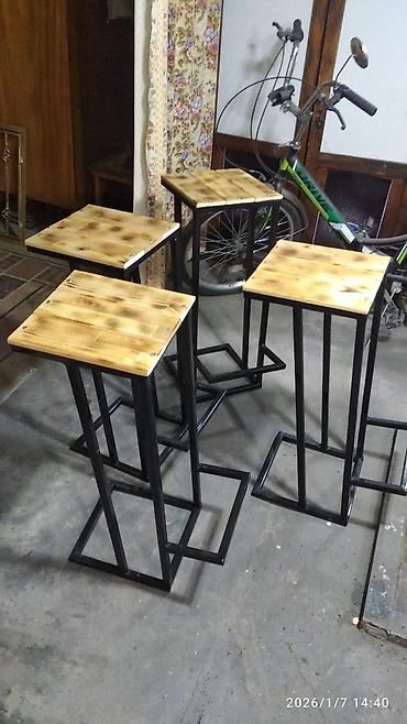 Табуретки: Табуретка, Железо, Не раскладной — 1