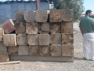 dekorativ ağaclar: Taxta brus wpal 40/40 sm yani 400mm/400mm ölkede tek bizde — 4