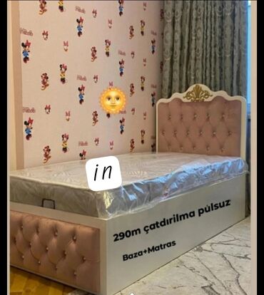 Çarpayılar: Yeni, Təknəfərlik çarpayı, Bazasız, Matras ilə, Siyirməsiz, Azərbaycan — 19