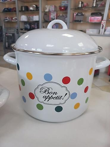 refine kapi cijena: Emajlirani lonac 8l 24 cm - 3000 din — 1