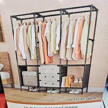 lavabo ormaric: 10. Višeslojni stalak za odeću, šešire i obuću (model YMJ-03), koji — 3