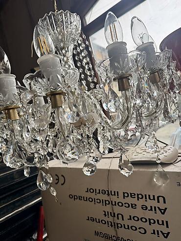 omid cilciraq: Çılçıraq, 10 və daha çox lampa, Xrustal — 3