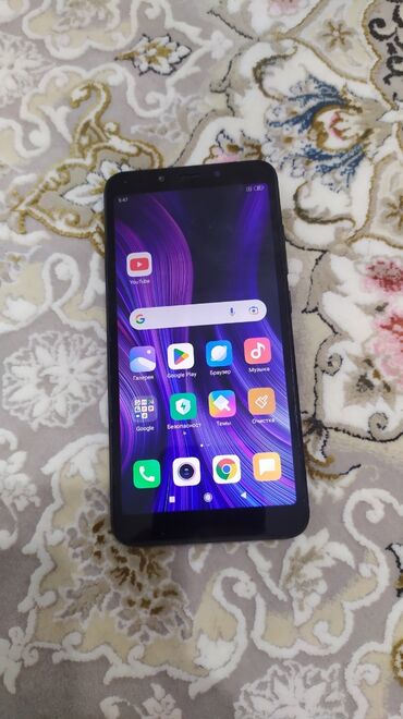 микровалновая печ: Redmi, Redmi 6, Колдонулган, 64 ГБ, түсү - Кара, 2 SIM