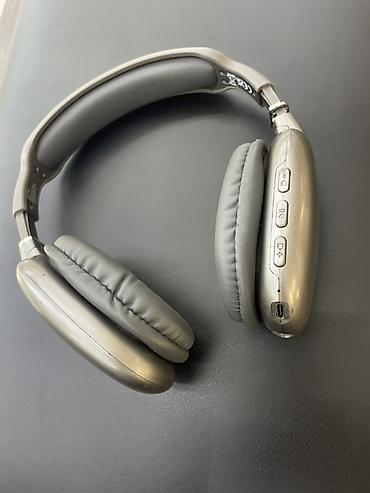 наушники с переводчиком: Bluetooth накладные наушники (серый цвет) (одно ухо не работает) — 3