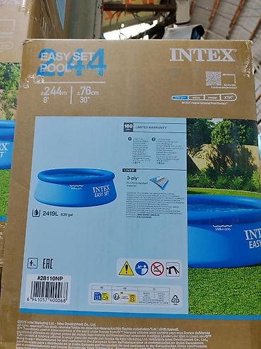 Надувной бассейн Intex Easy Set 2.44 м x 76 см (модель #28110NP) -
