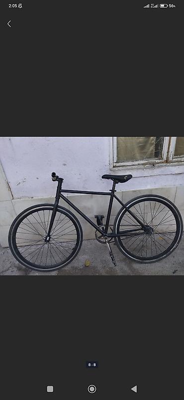 Городской фикс-байк (fixed gear/сингл-спид), черный Обмен на айфон -
