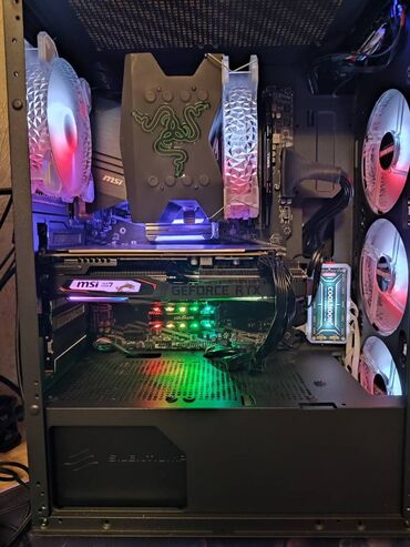 Masaüstü kompüterlər və iş stansiyaları: Komputer tam işləkdi Keys Proçessor ryzen 3800x ana plata msi b550 a