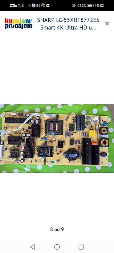 Aksesoari za TV i video: SHARP LC-55XUF8772ES Smart 4K Ultra HD – delovi Dostupne originalne — 9