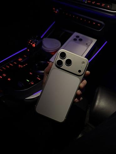 Уюлдук телефондор жана аксессуарлар: IPhone 17 Pro Max, Колдонулган, 512 ГБ, Ак, Куту, 93 % — 2