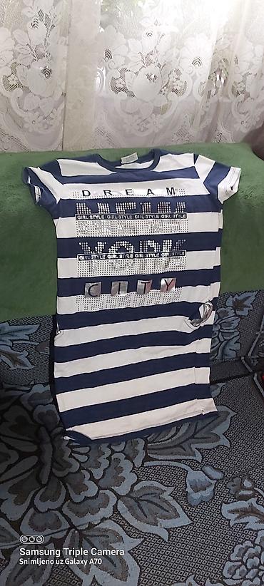 Paketi dečije odeće: Lot haljinica za devojčice – 4 komada 1) Roze pamučna haljinica sa — 5