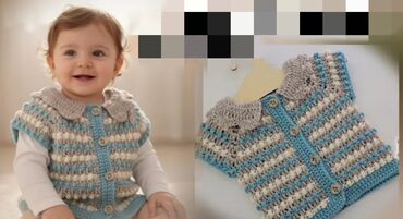 Dəstlər: Əl işi toxunma uşaq geyimləri və aksessuarları. Hər biri sifarişlə — 50