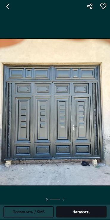 Откатные ворота: Металлические ворота с декоративной отделкой. Подходят для установки — 4