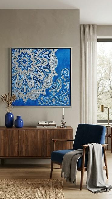 turk sekiller: Mandala rəsm tablosu 40x50 ölçüdə qiymət 60 — 1
