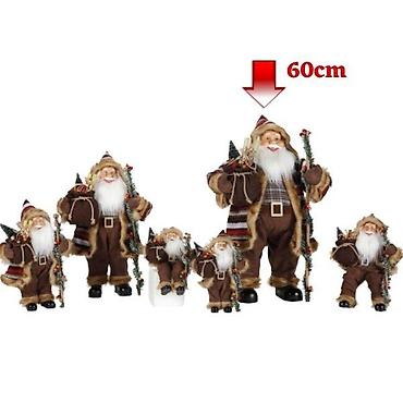 karneri: DEDA MRAZ 60CM BRAON – novogodišnji dekor Deda Mraz 60cm braon je — 1