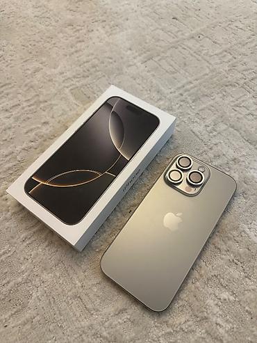 IPhone 16 Pro, 128 GB, Natural Titanium, Simsiz şarj, Face ID