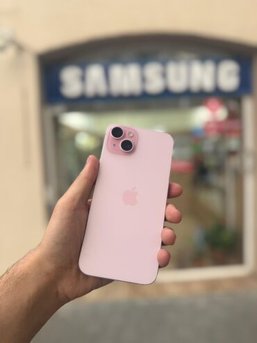 iphone 6 plus ikinci el: IPhone 15 Plus, 128 GB, Çəhrayı