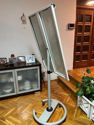 Ostali kancelarijski nameštaj: Mobilni flipčart stalak sa magnetnom belom tablom - Profesionalni — 2