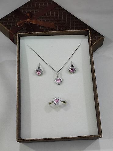 Серебряные наборы украшений: Набор украшений, Проба 925, Женские, Новый — 7