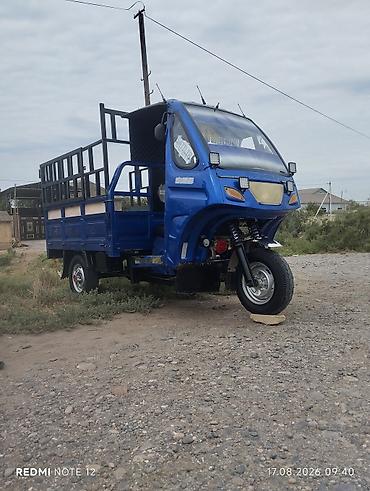 matorlu velosebet: Yükdaşıma üçün üçtəkərli moto-transport - Güclü benzin mühərriyi — 1