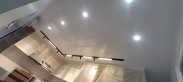 Натяжной потолок: Натяжной потолок Глянцевое Монтаж — 2