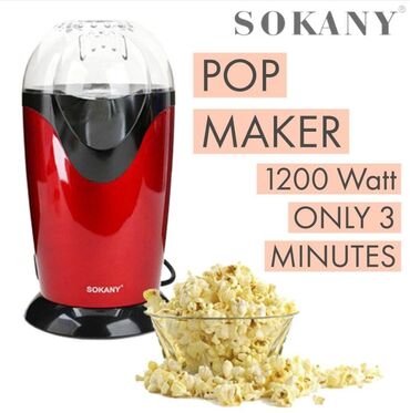 Mini popkorn aparatları: Popcorn aparati pop korn aparatı 🔹brend: sokany 🔹tip: popkorn