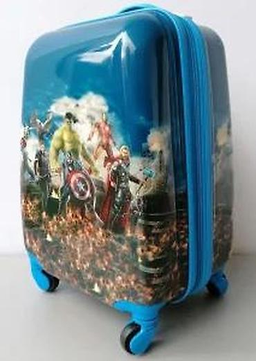 Rančevi, torbe i koferi: Dečji set kofera sa superherojskom tematikom (2 kom) - Dizajn: tvrde — 24