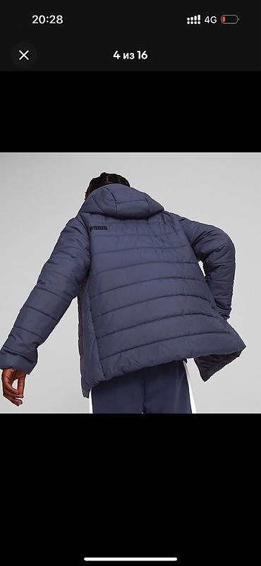 tech flecce: Мужская куртка, S, M, L, Puma, Новый, цвет - Синий, Самовывоз, Платная доставка — 2