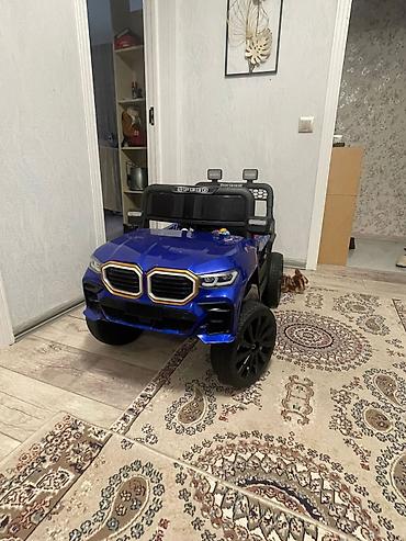 Uşaq üçün elektrik maşınları: Uşaq üçün elektrikli minik avtomobili – mavi rəng Xüsusiyyətlər: - — 1