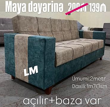 divan ortukleri: Açılan divan – baza ilə - Ümumi ölçü: 2 metr - Daxili ölçü: 1 m 70 sm — 1