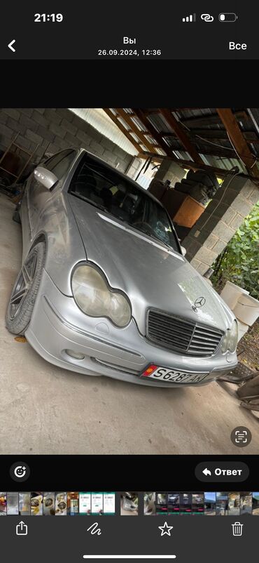 мерседес с 180 в оше: Mercedes-Benz C-Class: 2001 г., 3.2 л, Автомат, Бензин, Седан