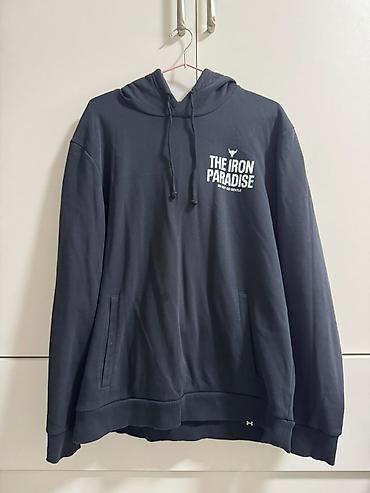 puma кофта: Мужская толстовка, XL, Under Armour, Б/у, цвет - Черный — 1