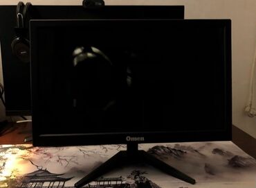 22 monitor: 75 hz 1920x1080 19 inch problemsiz qutusu var guc kabelu hdmi kabeli