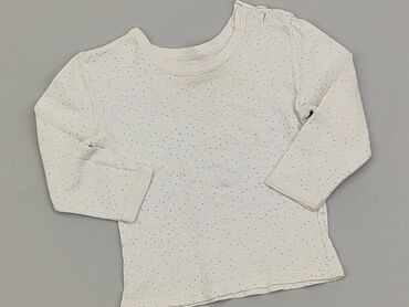 bluzka biała z falbanami: Блузка, 9-12 міс., стан - Хороший