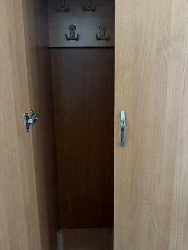 sap: Taxta üçqapılı paltar şkafı - Material: ağac/taxta, laklı parlaq — 6