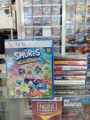 Oyun diskləri və kartricləri: Playstation 5 üçün the smurfs village party oyun diski. Tam original