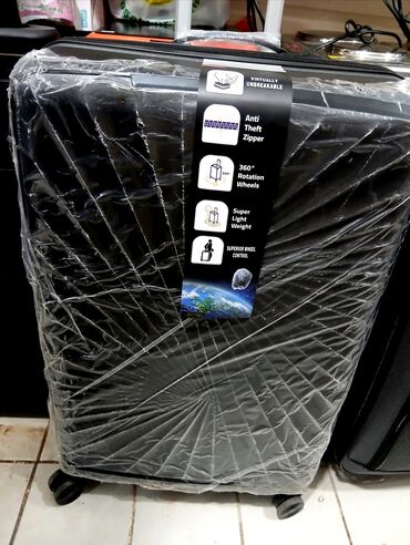 Çamadanlar: Material: Parça/ABS plastik Rəng: Qara, açıq yaşıl, boz, çəhrayı, açıq — 2