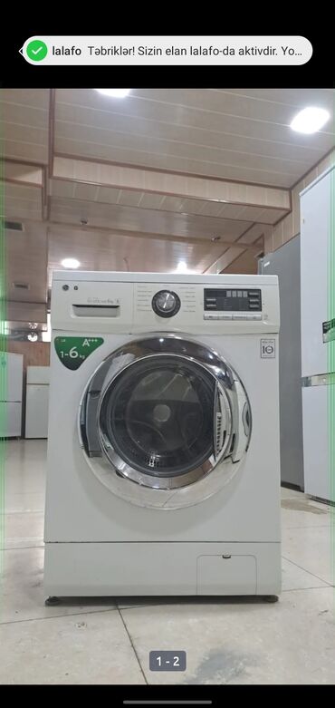 soyuducu paltaryuyan: Paltaryuyan maşın LG, 6 kq, İşlənmiş, Avtomat, Kredit yoxdur, Ödənişli çatdırılma
