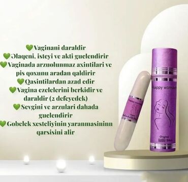 Bədənə qulluq: Məhsul: Happy Woman – Madura Stick Təsvir: - İntim bölgə üçün nəzərdə
