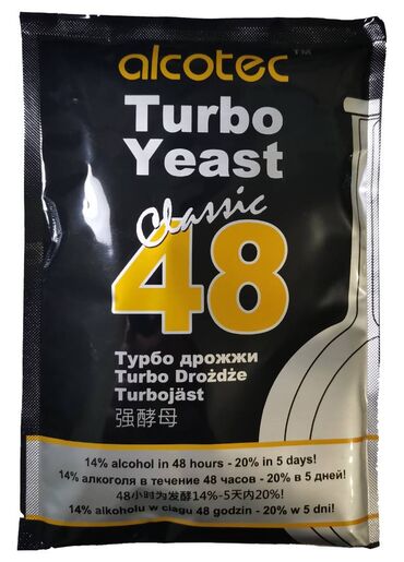 где купить винные дрожжи: Дрожжи Alcotec Turbo Yeast Classic 48, 130 гр., спиртовые, для