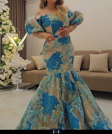 Zərif axşam/libas – “mermaid” kəsimli, çiyinləri açıq model - Qol