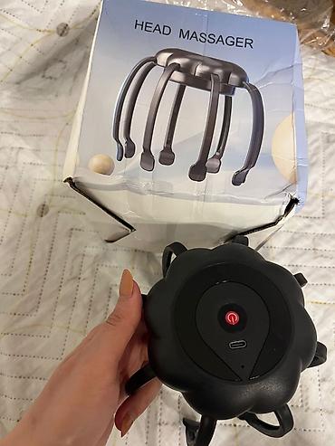 massager: Baş Massajı Aparatı – USB-ladjalı, avtomatik titrəmə .yenidir istifade — 3