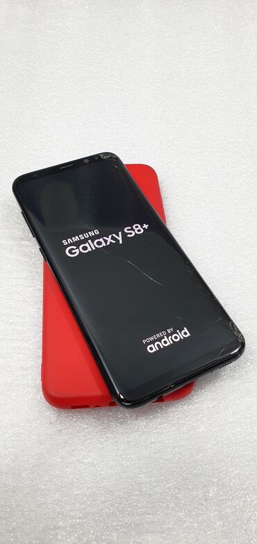телефон самсунг s8: Samsung Galaxy S8 Plus, Колдонулган, 64 ГБ, түсү - Кара, 2 SIM