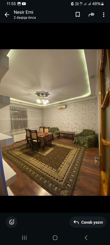 снять дом в мардакянах: 100 м², 3 комнаты, Комби, Газ, Водопровод