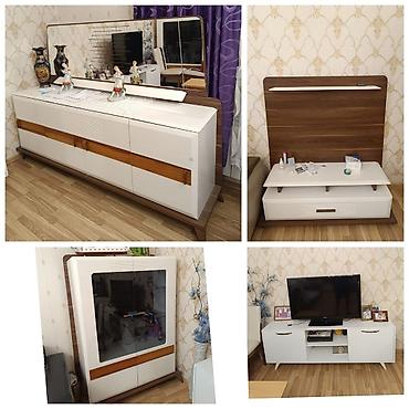 Qonaq desti – Sumqayıt Modern üslubda, ağ və qoz rəng çalarlarının lalafo.az -da Qonaq desti – Sumqayıt Modern üslubda, ağ və qoz rəng çalarlarının