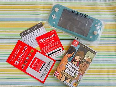 nintendo switch 3 lite: Nintendo Switch Lite (Turkuaz) + GTA: The Trilogy (Nintendo Switch) — 1