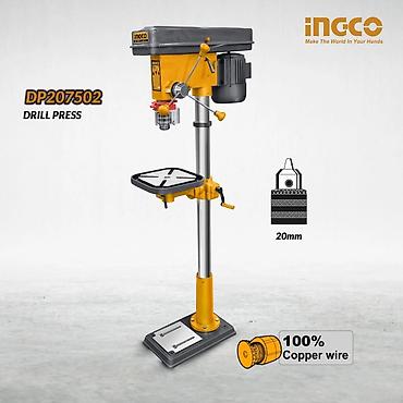 masa ustu drel: INGCO DP207502 dik şaquli dəzgah tipli matkap (Drill Press) Yenidir — 4
