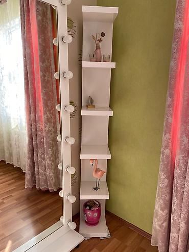 boy aynasi qiyməti: İdeal vəziyyətdə, təzə kimi işıqlı makiyaj güzgüsü və mebel dəsti — 5