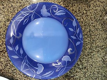 Посуда: Тарелки для второго блюда с цветочком по 150сом каждая luminark - — 2
