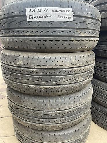 20555: Шины 205 / 55 / R 16, Лето, Б/у, Комплект, Легковые, Bridgestone — 1
